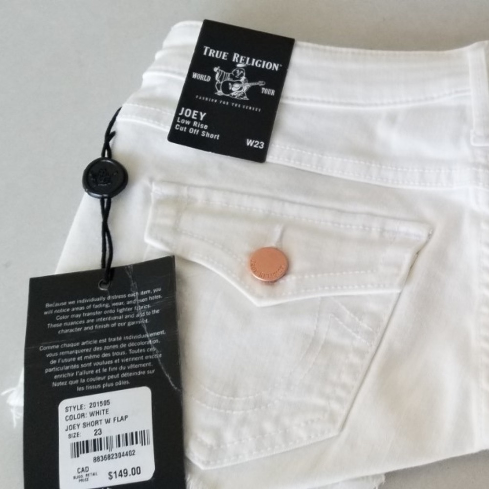 Original True Religion Booty Short